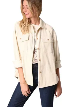 Camicia A Maniche Lunghe Nildy Cream XS