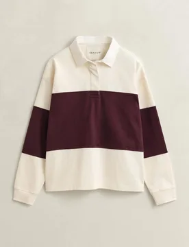 Polo de mujer de manga larga bicolor - Gant - FashionsVida