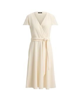 Ralph Lauren Midikleid crema 42
