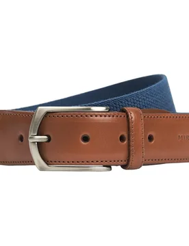 Cinturón de hombre casual de lona elástica - Mirto - FashionsVida