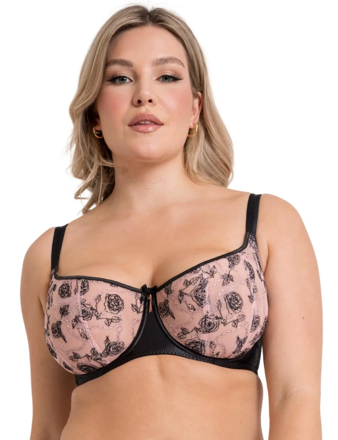 Womens St046100 Entwined Balcony Bra - Multicolour - Size 36hh - Scantilly by Curvy Kate - FashionsVida