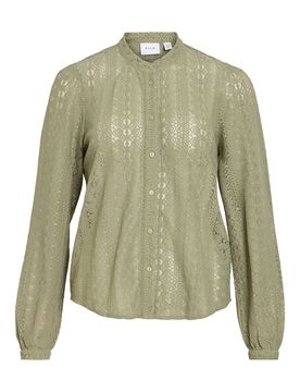VILA Blusa 'VIChikka' oliva