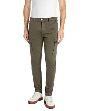 Pantalon Cargo M9649e.000.8366197 Ivy Green 34 - Replay - FashionsVida