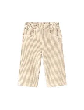 Pantaloni Larghi Bambina beige 68 - Mayoral - FashionsVida