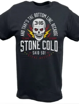 HOT SALE T SHIRTS STONE COLD STEVE AUSTIN_ Wrestling Sports TEE Famous Wrestler FANS man clothes Streetwear - Aliexpress - FashionsVida