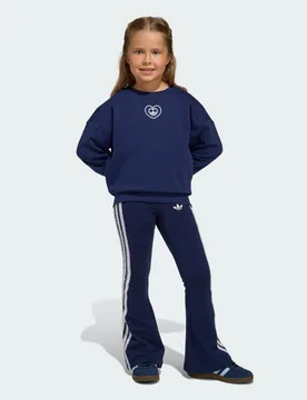 SET LEGGINGS DISNEY CREW FLARED 6-7A Night Indigo - Adidas - FashionsVida