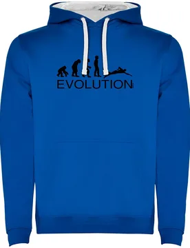 Natacion Evolution Swim Two-colour Hoodie Royal Blue / White M Men - Kruskis - FashionsVida