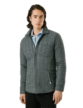 Camicia Overshirt Caine Dark Grey Marl XL