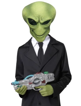 Horror Alien Maske mit Händen grün - KARNEVAL-MEGASTORE - FashionsVida