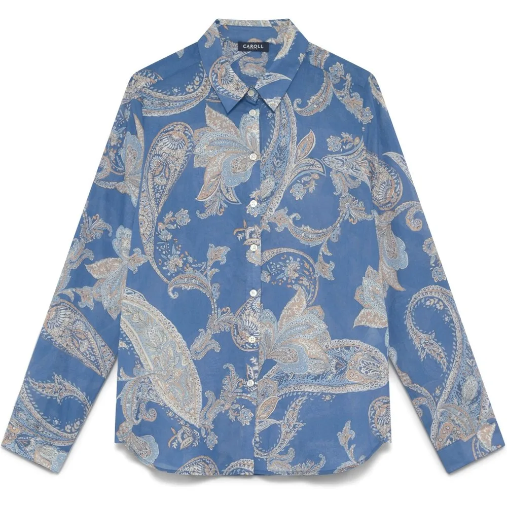 Camisa de mujer con estampado floral - Caroll - FashionsVida