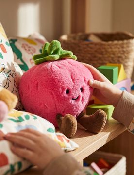 Peluche Fragola - rosa shocking