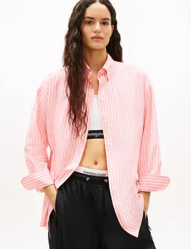 XS TJW OVS POPLIN SHIRT female