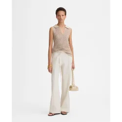 Top de mujer punto cuello polo