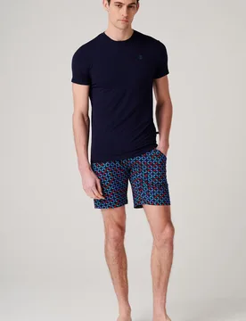 Mens Bamboo Short Pyjama Set - British Boxers - FashionsVida