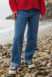 Straight Leg Women's Jeans - - Size: 18