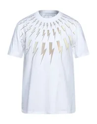 T-shirts Herren Weiß M,S Herren