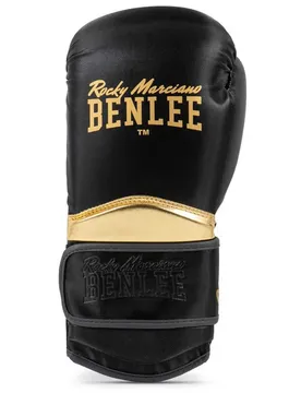 Gants De Boxe En Cuir Synthétique Glance Black / Gold 12 oz