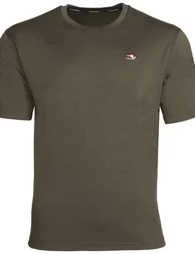 Ider Merino Short Sleeve T-shirt Olive S Men - Taimen - FashionsVida
