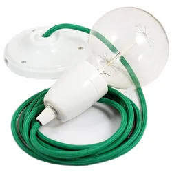 Cables Suspension Luminaire Rm06 Diy 1 M Green / White One Size
