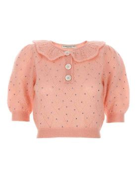 Alessandra Rich Maglione con strass