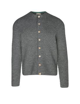 Trachtenstrickjacke XAVER grau S herren