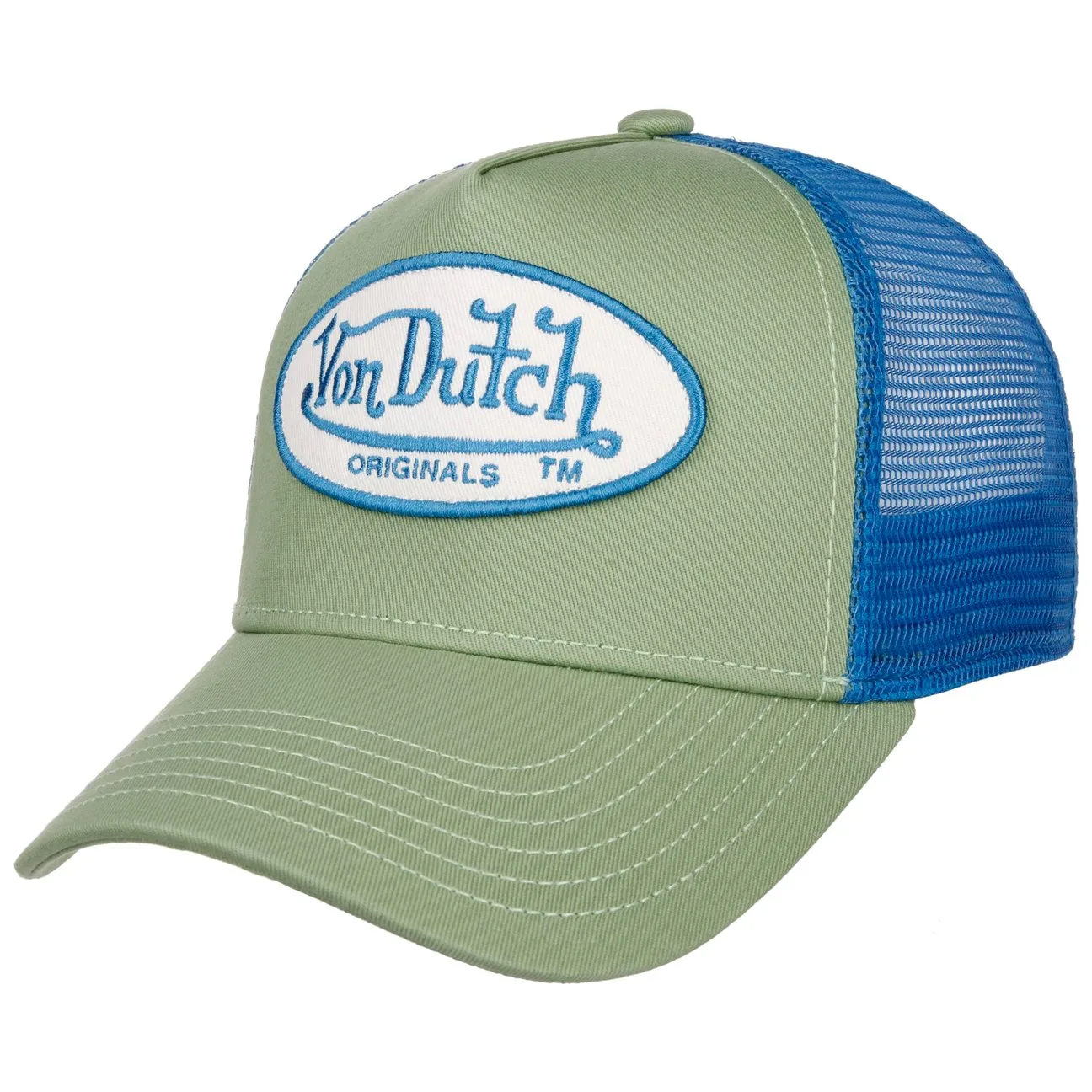 Boston Oval Patch Trucker Cap by - green-blue - Herren - Size: One Size - Von dutch - FashionsVida