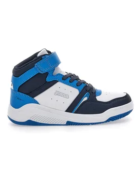 Sneakers bianche e blu mid-cut con chiusura a strappo Platea Mid JR 38 - Joma - FashionsVida