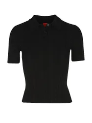 HUGO Poloshirt SAREPLETTE schwarz S damen