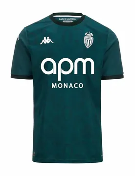 Auswärtstrikot Kinder AS Monaco Kombat 2024/25 - Vert - male - Size: 8 ans