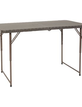 Genialo Platzspar-Klapptisch braun