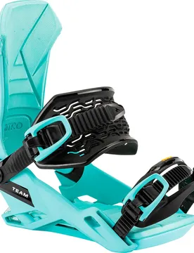 Fixations De Snowboard Team Fresh Blue L Homme