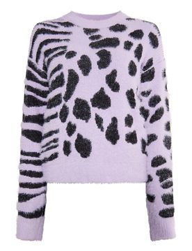 MyMo ROCKS Jersey lila / negro