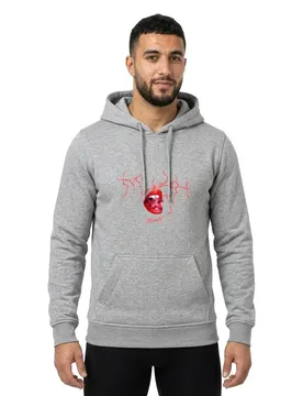 Miss Sweat à Capuche Muah Heather Grey L
