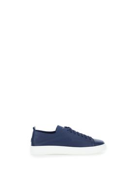 Sneakers in pelle BLU NAVY 36