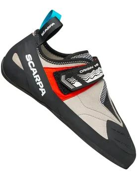 Chaussons d'escalade - Origin VS Light Gray Red en Nylon - Taille 42.5 - Gris - Scarpa - FashionsVida