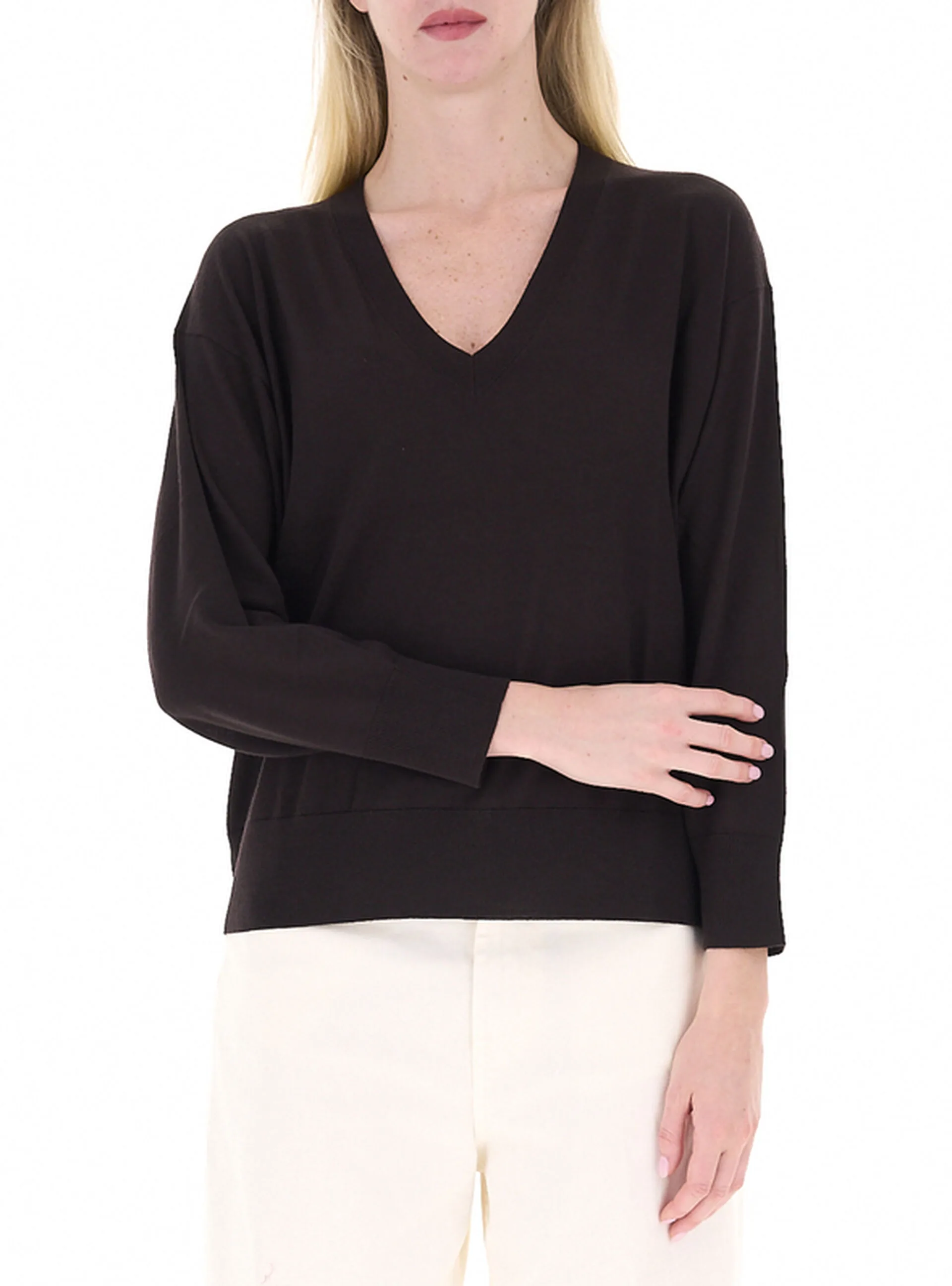 Maglia in lana TESTA DI MORO M - VICOLO - FashionsVida