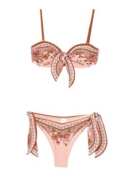 Zimmermann Set bikini sciarpa Aster