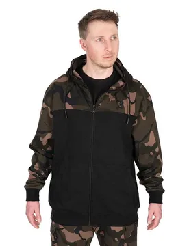 Lw Split Full Zip Sweatshirt Black / Camo S Men - Fox International - FashionsVida