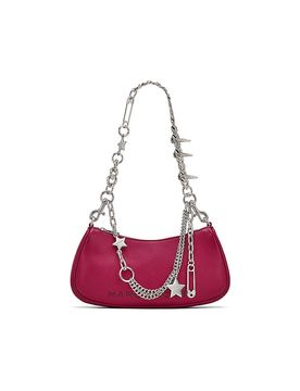 JACOBS Ledertasche - Schultertasche THE SHOULDER BAG pink damen