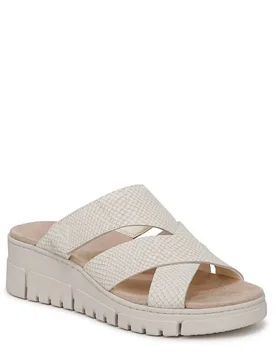 Women's Uptown Sunset Slide Sandals in White Size: 9 - White - Size: 9 - Vionic - FashionsVida