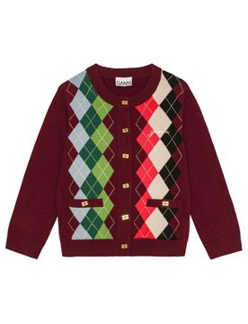 GANNI Maglie Bordeaux