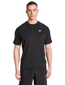 Tech Essentials Men T-Shirts - Black - Size L - Poly Jersey - Black - Size: Large - Adidas - FashionsVida