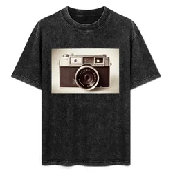 Camera Retro T-Shirt Lightweight Gym Training T-Shirt