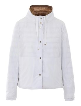 Herno Piumino Bianco E Marrone
