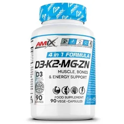 Capsules énergétiques Performance D3-k2-mg-zn 90 Unités