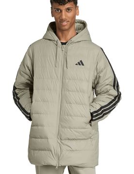 Essentials climawarm 3 stripes chaquetas hombre Gris (L)
