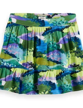 Gonna Printed Viscose Arty Landscape 6 Anni