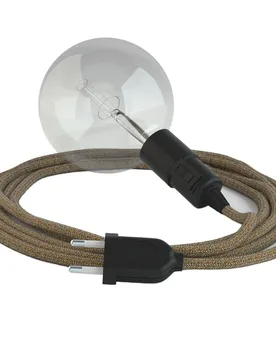 Cables Suspension Luminaire Rs82 3 M Brown / Beige / Black One Size - Creative - FashionsVida
