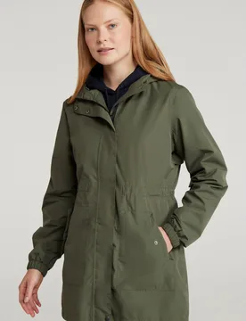 Rainfall Womens Waterproof Jacket - Green - Green - Size: 20 - Mountain Warehouse - FashionsVida