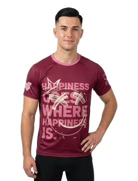 Maglietta A Maniche Corte Emoji Happiness Multicolour L - OTSO - FashionsVida